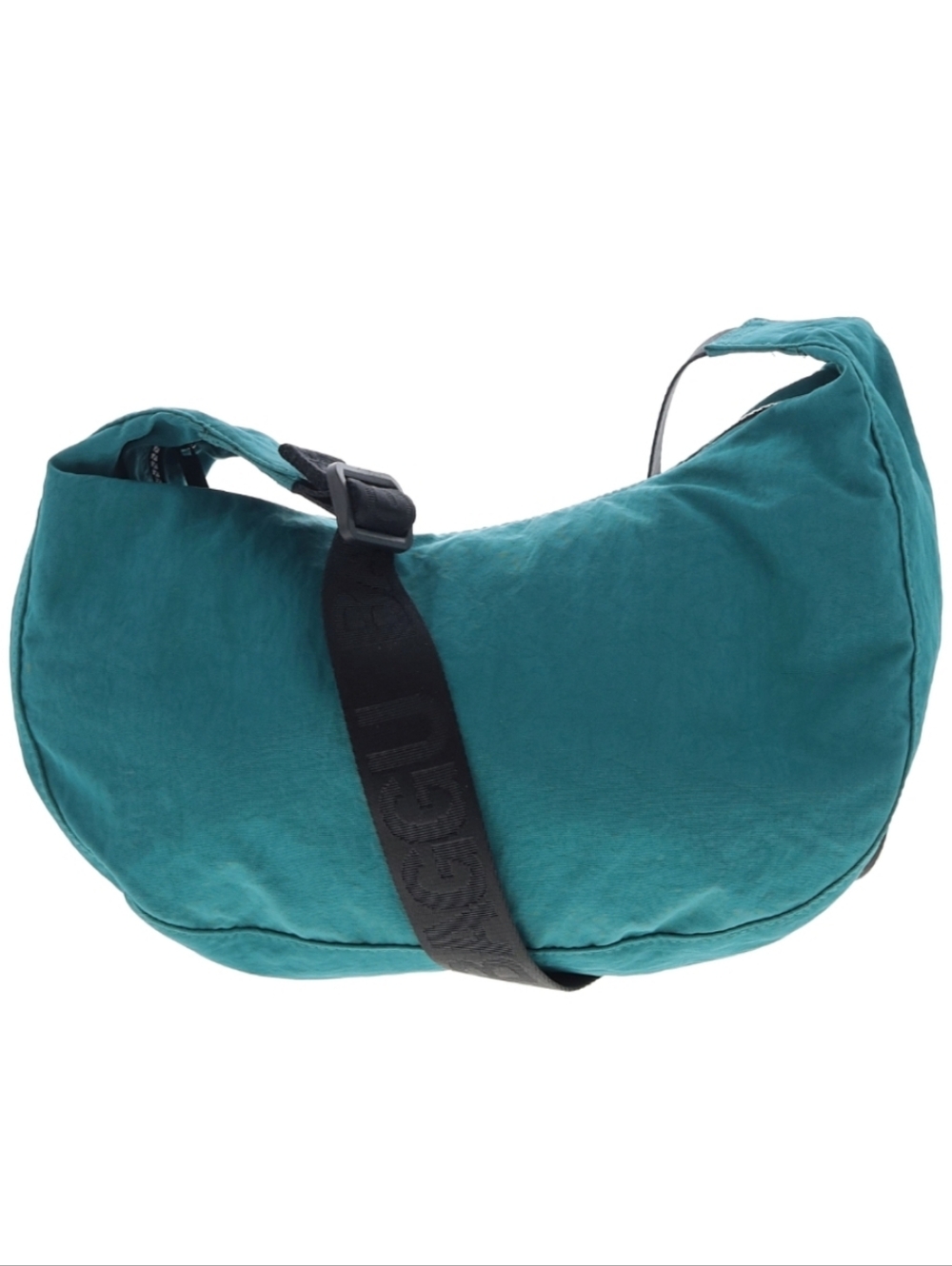 HTF BAGGU MEDIUM NYLON CRESCENT HOBO BAG - MALACHITE - Picture 4 of 7